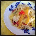 Mawaru7's cooksnap of when they made 簡単！昆布だし香る　和風パスタ.