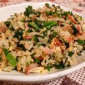 rie-tin's cooksnap of when they made 野菜とカルシウム補給のチャーハン.