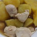 ☆しげぽん☆'s cooksnap of when they made さつま芋と鶏肉の甘辛煮.