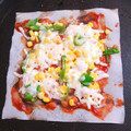あや光っち's cooksnap of when they made 簡単☆春巻きの皮で薄焼きピザ.