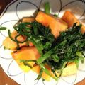 fumi0415's cooksnap of when they made 味付はすし酢だけ！柿と春菊のおろし酢和え.