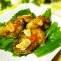 ジュリネ☆'s cooksnap of when they made 牡蠣のニンニクバター醤油✿もみじおろし.
