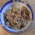 Surveyor's cooksnap of when they made 豚丼 (´-ω-｀)汁だくで.