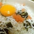 MofeMofee's cooksnap of when they made お家でカフェランチ♪しらすと明太子丼.