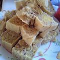 シャウトする猫's cooksnap of when they made さつま芋でもっちり。。焼き餅キューブ。。.