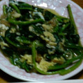 単！！'s cooksnap of when they made 味付け不要！ほうれん草となめ茸の卵とじ.