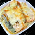 林檎まる's cooksnap of when they made サーモンと豆腐の味噌豆乳グラタン☆.