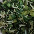 手芸大好き's cooksnap of when they made 子供向け！大根の葉っぱとジャコの炒め物.