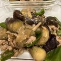 にゃおまる☆'s cooksnap of when they made 豚こま切れ肉･なす･ピーマンの味噌炒め.