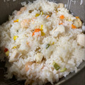 クック4C8E69☆'s cooksnap of when they made 炊飯器で！簡単シーフードピラフ.