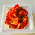 azbjbn's cooksnap of when they made 毎日の納豆●赤パプリカ添え.