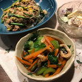 こつゆ514's cooksnap of when they made お弁当に！ほうれん草人参油揚げ簡単お浸し.