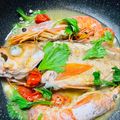 kinniko's cooksnap of when they made 切り身魚で簡単アクアパッツア♪.
