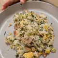 いちゅきち1202's cooksnap of when they made 小松菜としらすの絶品チャーハン.