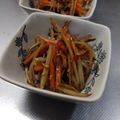 京ん家's cooksnap of when they made 高血圧予防に☆生姜＋☆減塩きんぴらゴボウ.