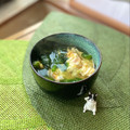 キンプリ's cooksnap of when they made ほうれん草と卵のお吸い物.