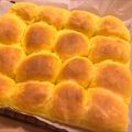 ぴたまま's cooksnap of when they made たっぷりかぼちゃ50%ちぎりパン HB.