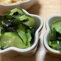 カジカヨ's cooksnap of when they made ☆きゅうりとわかめの酢の物☆.