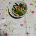 くネコまろす's cooksnap of when they made 菜の花とハムのすりごま和え.