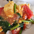 ぱかぱか＊＊'s cooksnap of when they made 小松菜と卵とトマトの中華風炒め.