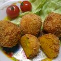 ❃ayusatu❃'s cooksnap of when they made まんまるかぼちゃのチーズ入りコロッケ.