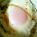 じゃーりぃ's cooksnap of when they made 余ったしょうが焼きのタレde目玉焼き丼.