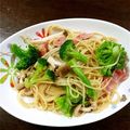 めぐやま's cooksnap of when they made ☆きのことブロッコリーのパスタ☆.