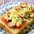 jelwee's cooksnap of when they made ピザ風☆野菜ＯＰＴトースト♪.
