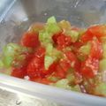 サブちゃん2号's cooksnap of when they made 離乳食　トマトとキュウリのきな粉和え.