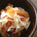 島マダム's cooksnap of when they made 柿と大根のなます♪.