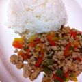 ゆうら♪。's cooksnap of when they made ガッパオ(ガパオ)♡かぶの葉で簡単＆節約.