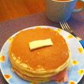 mikarin222's cooksnap of when they made ☆ふかっふかのホットケーキ.