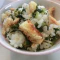 3mamakuma's cooksnap of when they made 大根葉とじゃこの混ぜごはん.