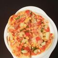 ひっさま's cooksnap of when they made 海老と玉ねぎの米粉ピッツア.