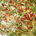 sayurio514's cooksnap of when they made 米粉でも作れる・キムチチーズチヂミ.