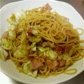 みもり♪♪'s cooksnap of when they made ✿たっぷりキャベツとハムの和風パスタ✿.