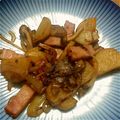 になぱぱ's cooksnap of when they made ベーコンポテトたまねぎ炒め.