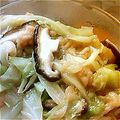 ときわさ's cooksnap of when they made ☆キャベツとしいたけのタヌキ煮☆.