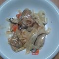 agkila's cooksnap of when they made 鶏モモとしめじの生クリーム煮｡+ﾟ.:♡.