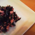 erimeko's cooksnap of when they made 水前寺菜のツナあえにブラックペッパー.