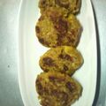 ろんち02's cooksnap of when they made 満腹感♪里芋とツナのカレーバーグ.