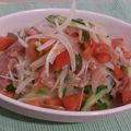 光美ママ's cooksnap of when they made ➏生ハムのサラダ✿➏.