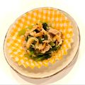 悠LOVE航's cooksnap of when they made 小松菜とｼｰﾁｷﾝと干しえび和え.