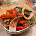 おりぼぶ's cooksnap of when they made 小松菜とイカの炒めもの.