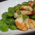 こぽる's cooksnap of when they made *春色♪えびとそら豆のガーリックソテー*.