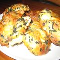 ふくちー２１'s cooksnap of when they made ベーコンとホウレン草のチーズパン.
