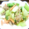 ramieru's cooksnap of when they made 豚肉とチンゲン菜のいためもの.