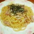 エミカさん's cooksnap of when they made ★キノコの和風パスタ　バター醤油風味★.