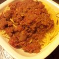Nini子's cooksnap of when they made ラム肉で♡ラム肉のミートソースパスタ.