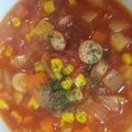 サヨゲ's cooksnap of when they made 具だくさんほっこりトマトスープ。.
